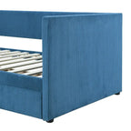 Upholstered Twin Size Daybed with Two Drawers