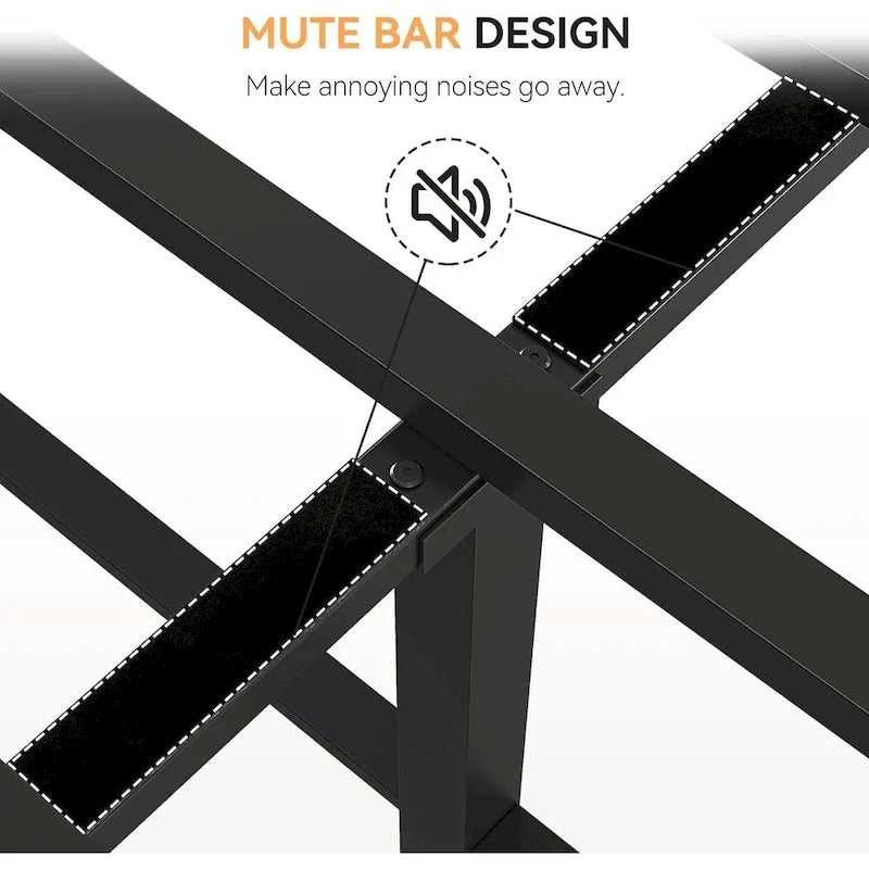 Platform Bed, Boho Cane Bed, Natural Rattan Headboard and Footboard