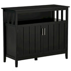 HOMCOM Sideboard Buffet Server Table with 2 Doors, Kitchen Storage Cabinet with Adjustable Shelves for Kitchen and Dining Room