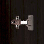 Timechee Wardrobe Armoire Wooden Closet with Mirror 4 Doors 2 Drawers