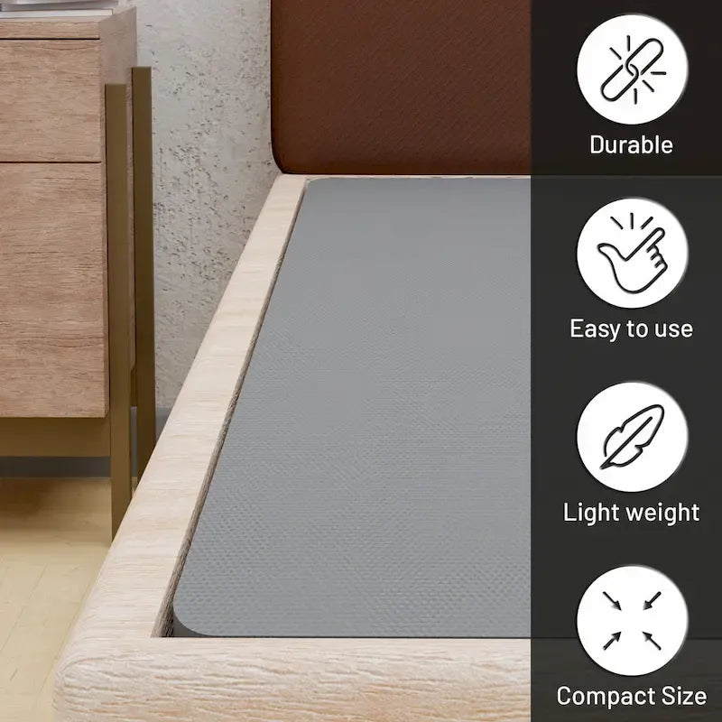 ONETAN, 1.5-Inch Split Bunkie Board for Mattress/Bed Support - Fully Assembled, Improved Comfort and Support, Gray.