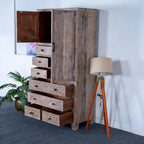 Maadze Solid Wood Freestanding Wardrobe Cabinet - N/A