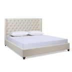 Manhattan Wingback Headboard King Platform Bed