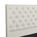 Manhattan Wingback Headboard King Platform Bed