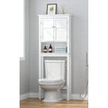 UTEX Bathroom Storage Over The Toilet, Bathroom Cabinet Organizer with Adjustable Shelves