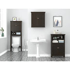UTEX Bathroom Storage Over The Toilet, Bathroom Cabinet Organizer with Adjustable Shelves