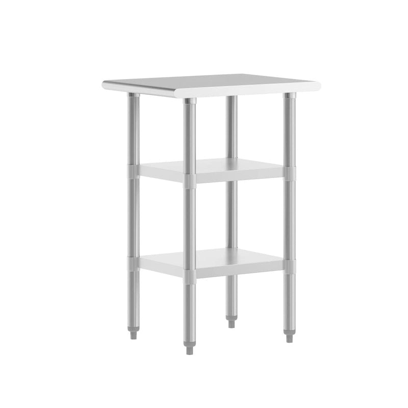 NSF Certified Commercial 18-Gauge Stainless Steel Work and Prep Table