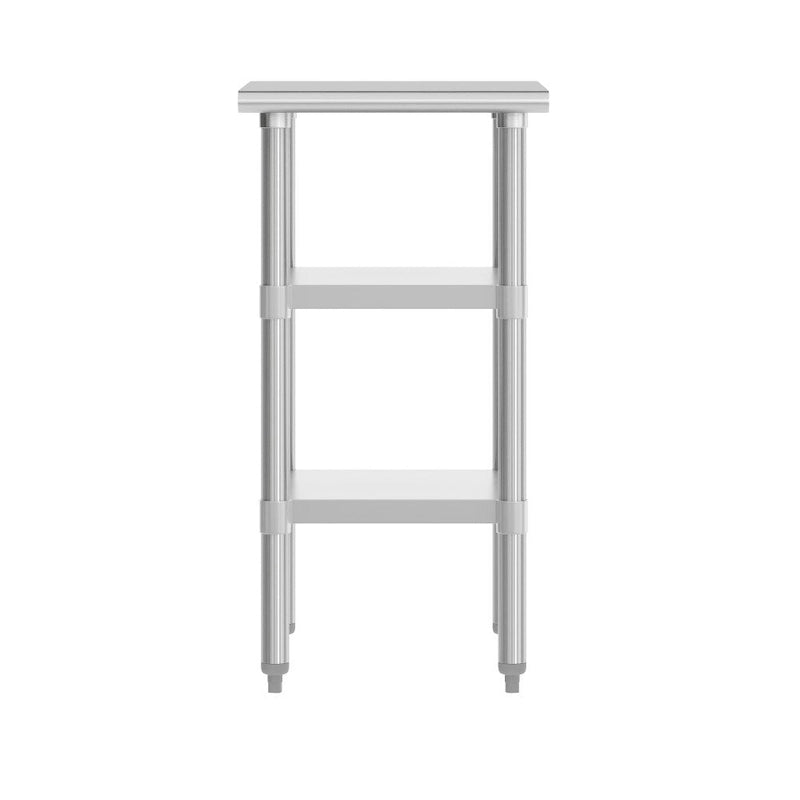 NSF Certified Commercial 18-Gauge Stainless Steel Work and Prep Table