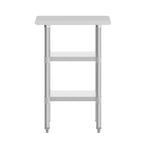 NSF Certified Commercial 18-Gauge Stainless Steel Work and Prep Table
