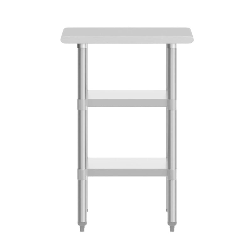 NSF Certified Commercial 18-Gauge Stainless Steel Work and Prep Table