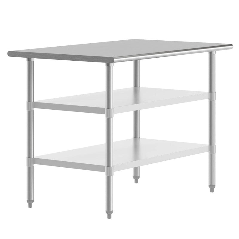 NSF Certified Commercial 18-Gauge Stainless Steel Work and Prep Table