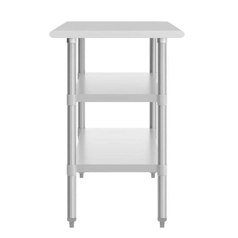 NSF Certified Commercial 18-Gauge Stainless Steel Work and Prep Table