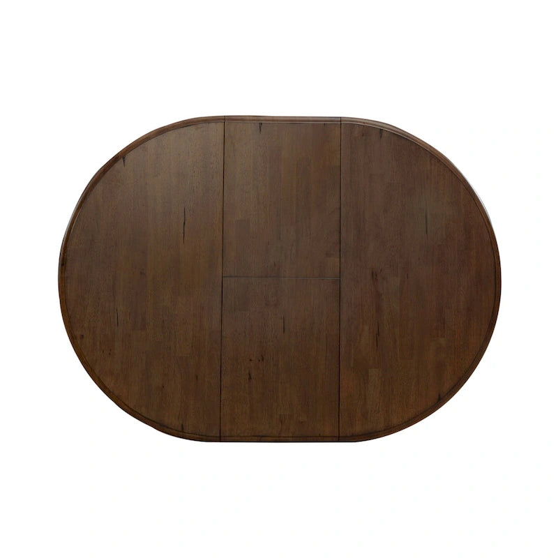 Carolina Crossing Antique Honey Black Pedestal Table Set