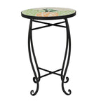 Cement Round Mosaic Bistro Table Coffee Table