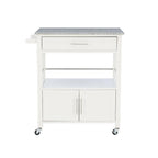 Barbara Rolling Mobile Kitchen Cart with Granite Top