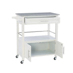 Barbara Rolling Mobile Kitchen Cart with Granite Top