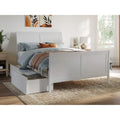 AFI Portland Platform Bed with Matching Footboard & Storage Drawers