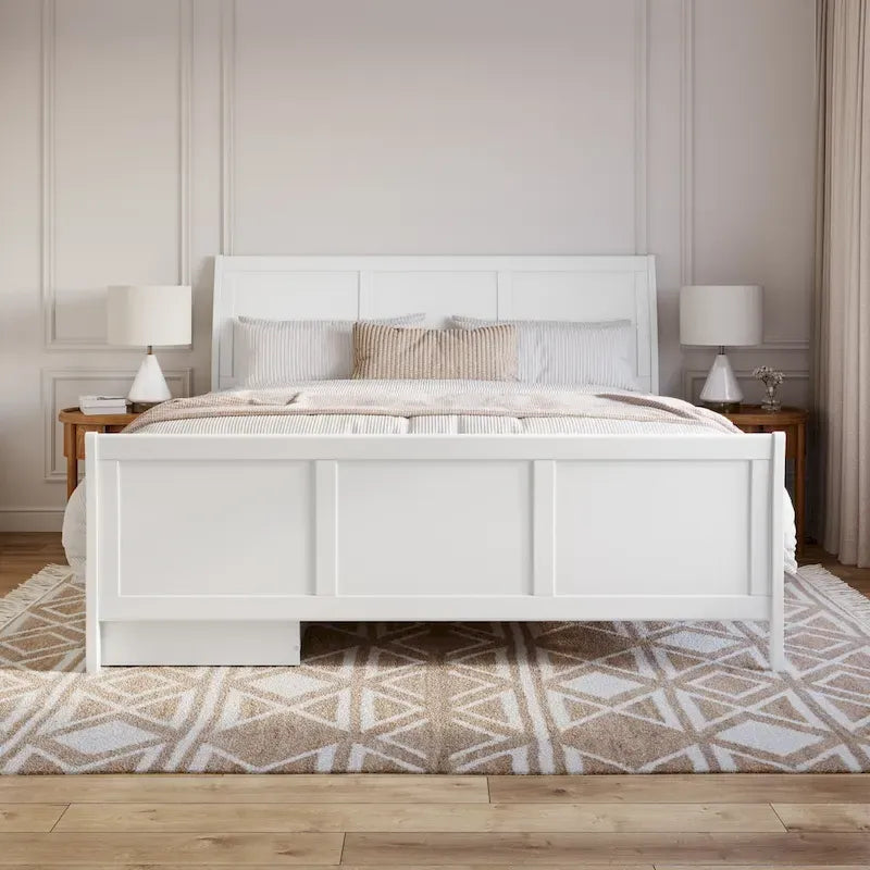 AFI Portland Platform Bed with Matching Footboard & Storage Drawers