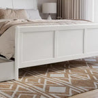 AFI Portland Platform Bed with Matching Footboard & Storage Drawers