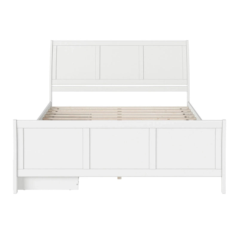 AFI Portland Platform Bed with Matching Footboard & Storage Drawers