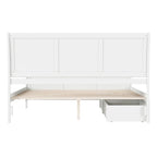 AFI Portland Platform Bed with Matching Footboard & Storage Drawers