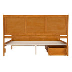 AFI Portland Platform Bed with Matching Footboard & Storage Drawers