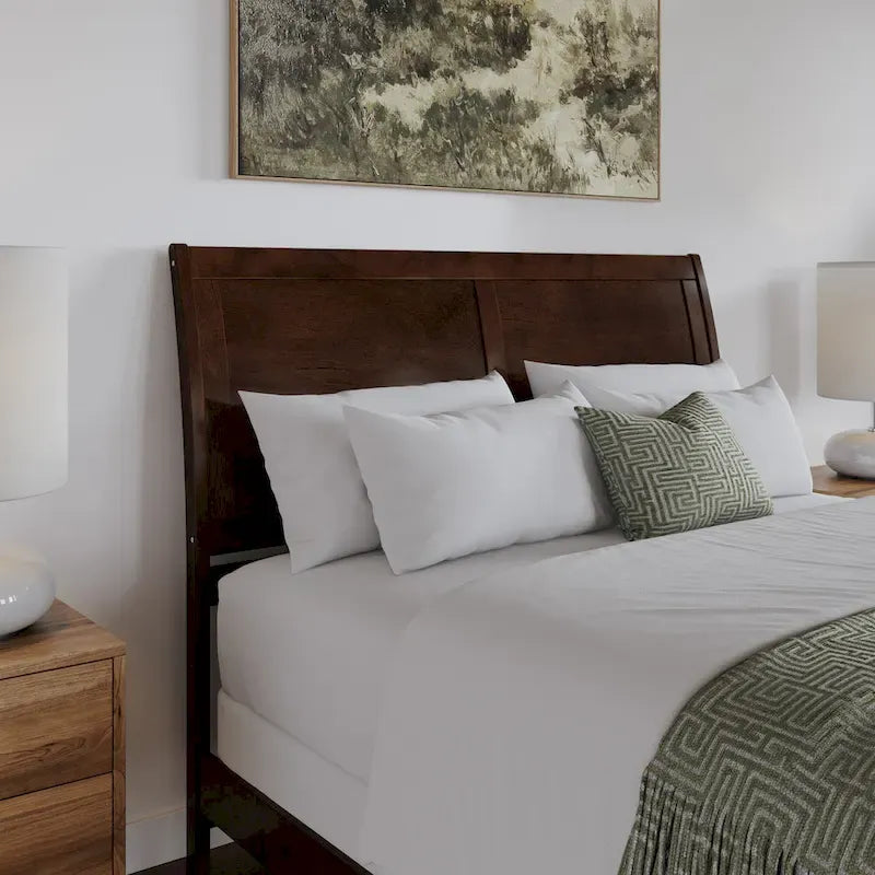 AFI Portland Platform Bed with Matching Footboard & Storage Drawers