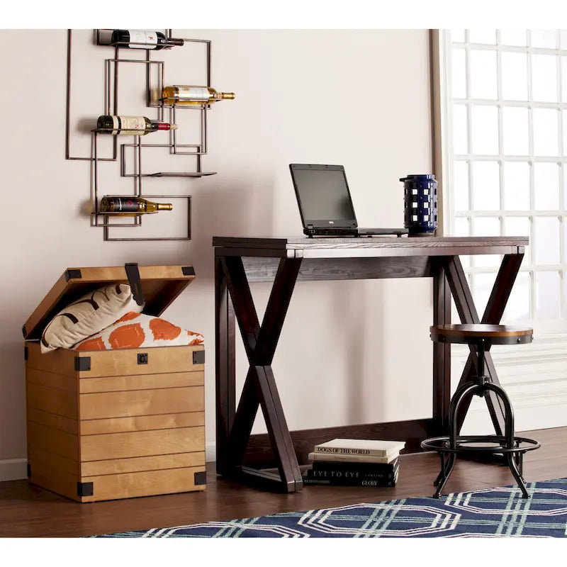 SEI Furniture Garner Espresso Counter Height Universal Table