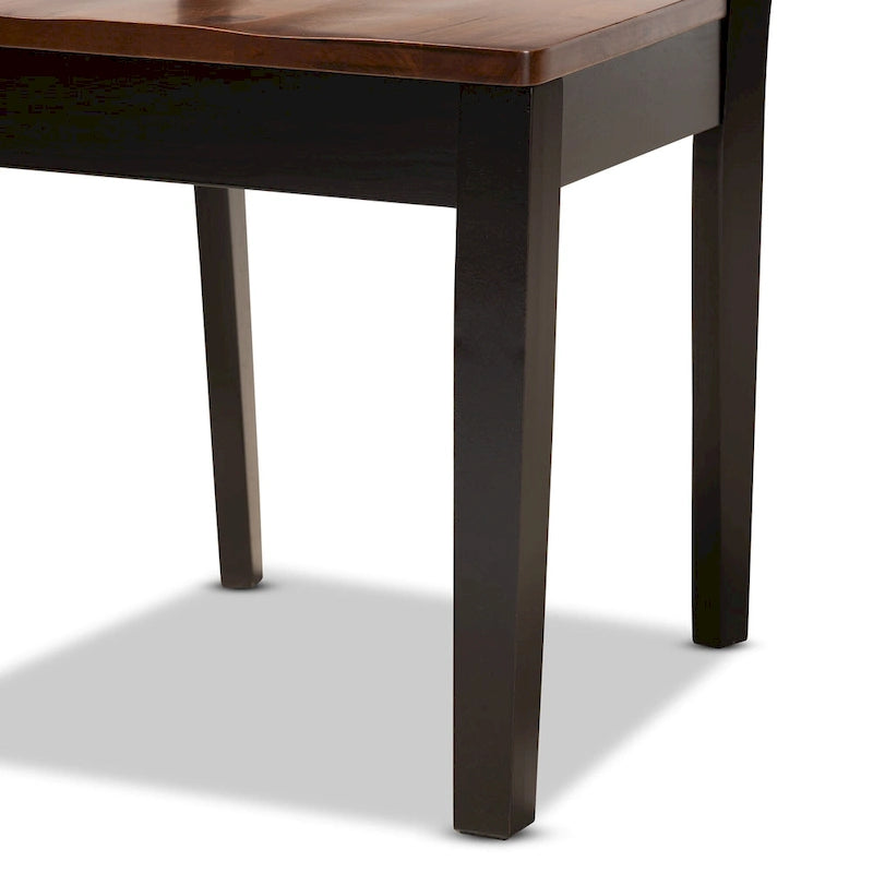Nicolette Modern and Contemporary Transitional 5-PC Dining Set