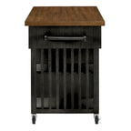 Eleanor Kitchen Island with Wine Rack by iNSPIRE Q Classic