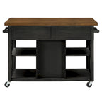 Eleanor Kitchen Island with Wine Rack by iNSPIRE Q Classic