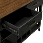 Eleanor Kitchen Island with Wine Rack by iNSPIRE Q Classic