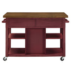 Eleanor Kitchen Island with Wine Rack by iNSPIRE Q Classic