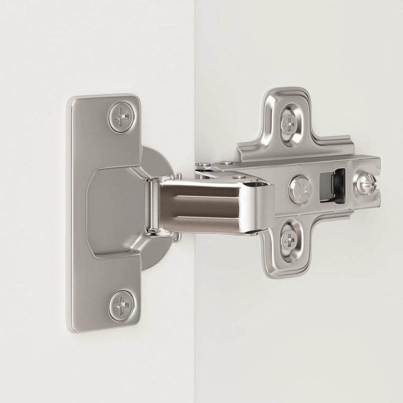 70.9H x 63W Kerrogee Wardrobe Airmories 4 Doors Hanging Rod White