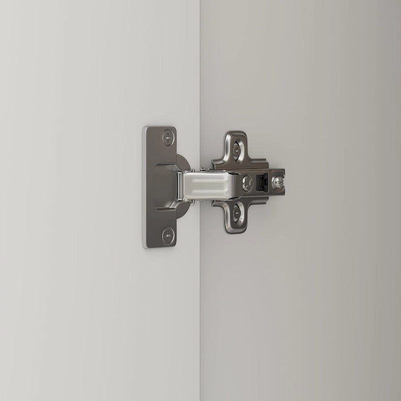 70.9H x 63W Kerrogee Wardrobe Airmories 4 Doors Hanging Rod White