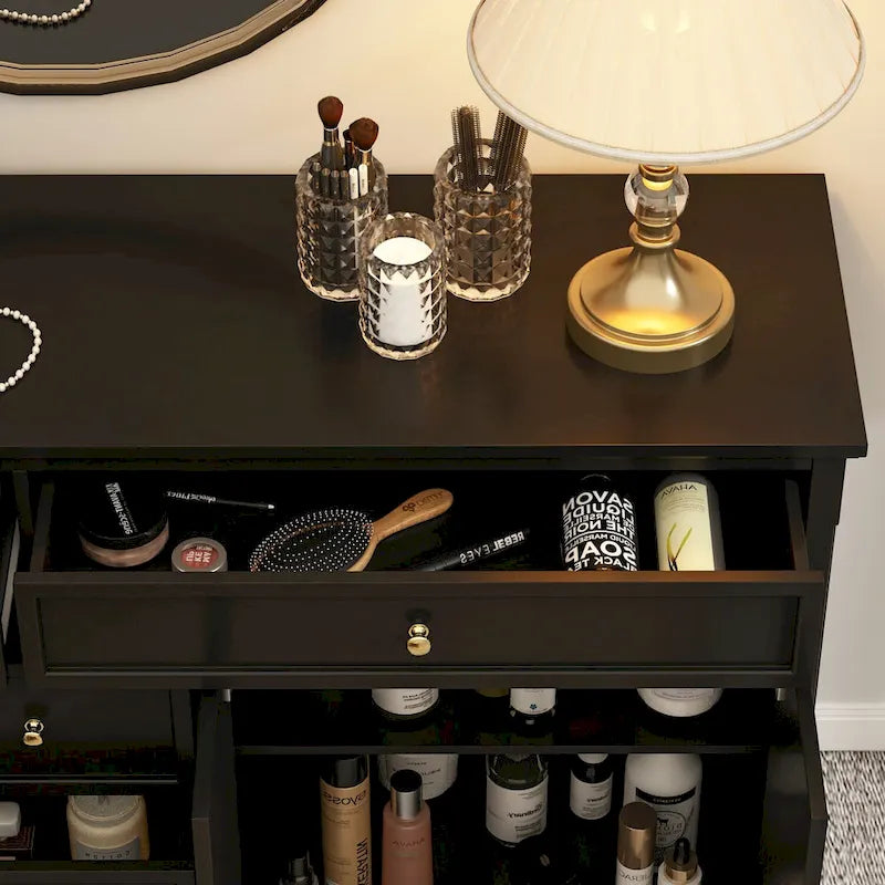 Dresser Sideboard Storage Cabinet Modern Contemporary Lacquered