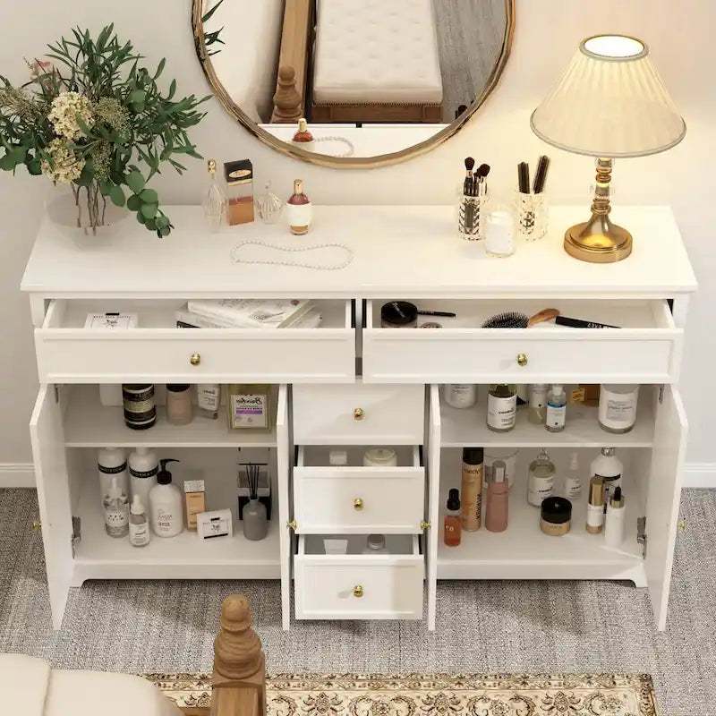 Dresser Sideboard Storage Cabinet Modern Contemporary Lacquered