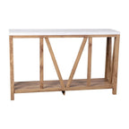 Farmhouse Style Rustic Entryway Console Table