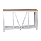 Farmhouse Style Rustic Entryway Console Table