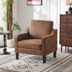 VINGLI Mid Century Modern Fabric Accent Chair