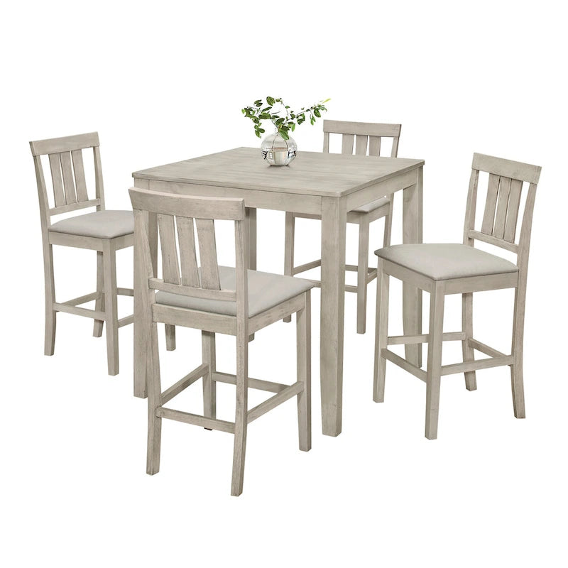 CraftPorch Clean-lines 5-piece Counter Height Dining Set