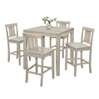 CraftPorch Clean-lines 5-piece Counter Height Dining Set