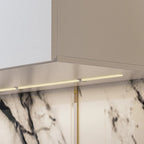 Wall Floating Media Consoles Hanging TV Console With Light TV Stand