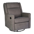 Manual Rocking Recliner Chair with Swivel and Gliding Motion