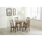 Boulder 5-Piece Dining Set - Barnwood Wire-Brush
