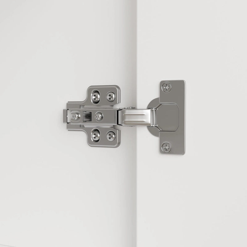 Buffet Sideboard White Floor Cabinet Elegant 63-Inch Storage Solution