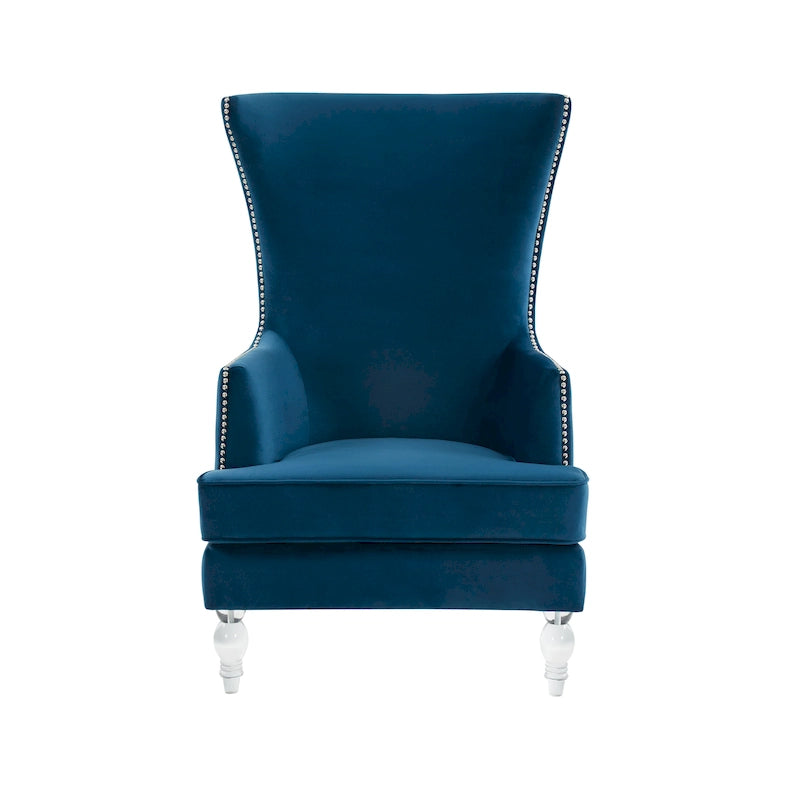 SAFAVIEH Couture Cath Modern Wingback Chair - 29Wx32Dx45H
