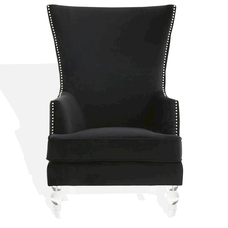 SAFAVIEH Couture Cath Modern Wingback Chair - 29Wx32Dx45H
