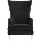 SAFAVIEH Couture Cath Modern Wingback Chair - 29Wx32Dx45H
