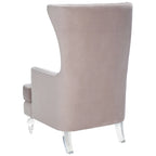 SAFAVIEH Couture Cath Modern Wingback Chair - 29Wx32Dx45H
